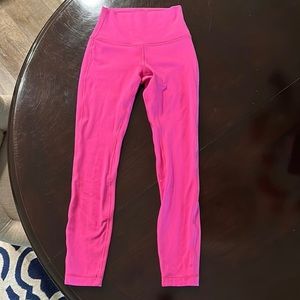 Sonic pink Lululemon Align leggings